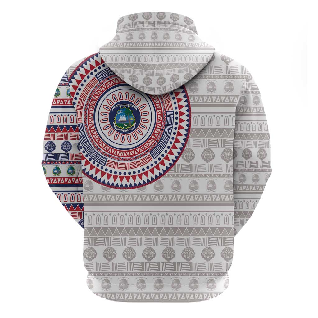 Liberia Hoodie African Tribal Pattern