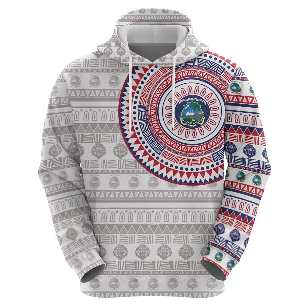 Liberia Hoodie African Tribal Pattern