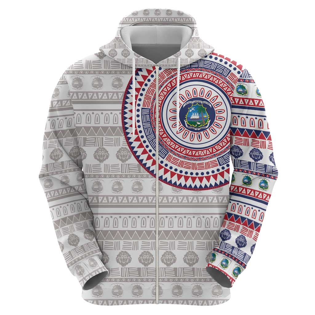 Liberia Hoodie African Tribal Pattern