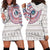 Liberia Hoodie Dress African Tribal Pattern
