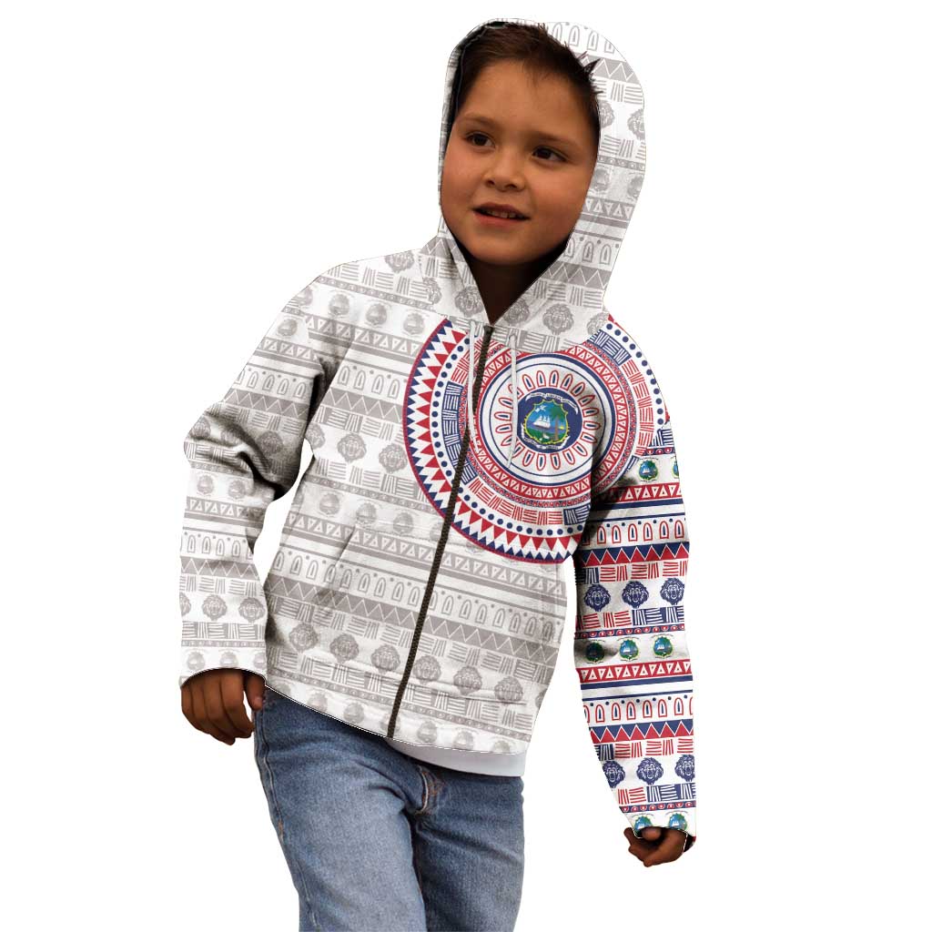 Liberia Kid Hoodie African Tribal Pattern