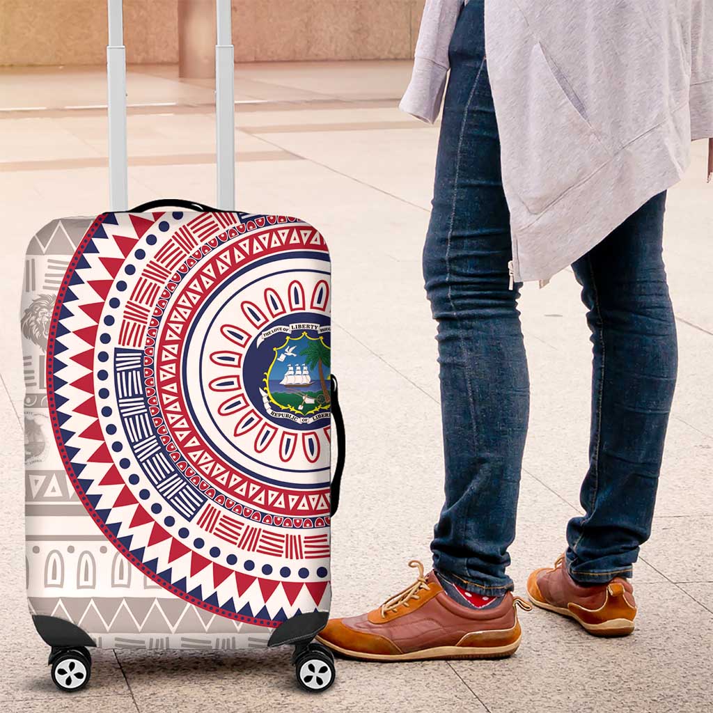 Liberia Luggage Cover African Tribal Pattern
