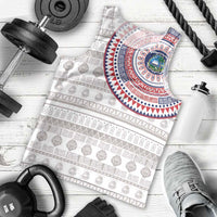 Liberia Men Tank Top African Tribal Pattern