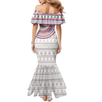 Liberia Mermaid Dress African Tribal Pattern