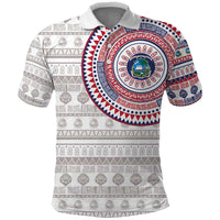 Liberia Polo Shirt African Tribal Pattern
