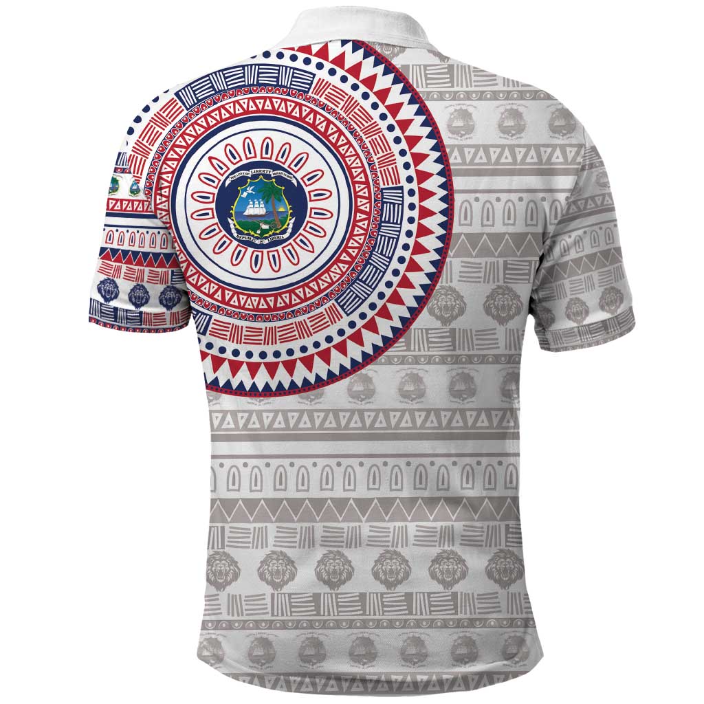 Liberia Polo Shirt African Tribal Pattern
