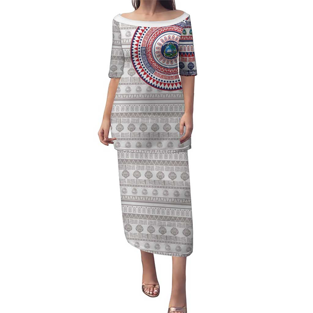 Liberia Puletasi African Tribal Pattern