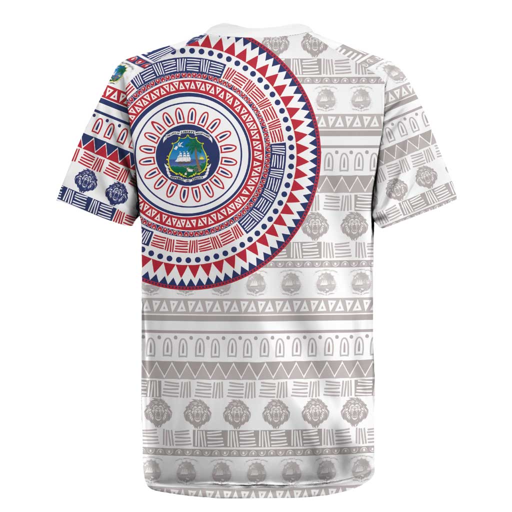 Liberia Rugby Jersey African Tribal Pattern