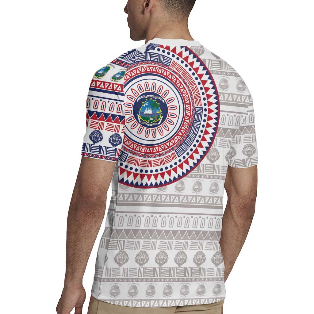 Liberia Rugby Jersey African Tribal Pattern