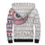 Liberia Sherpa Hoodie African Tribal Pattern