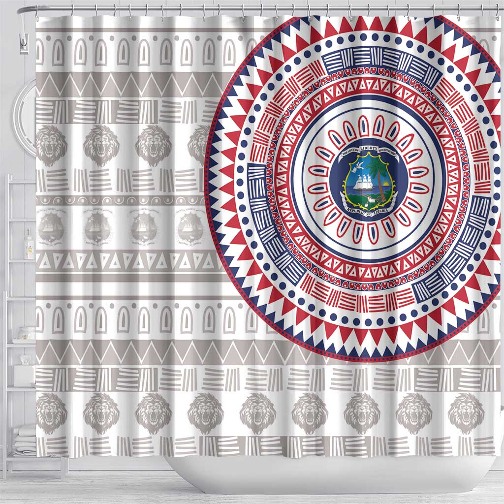 Liberia Shower Curtain African Tribal Pattern