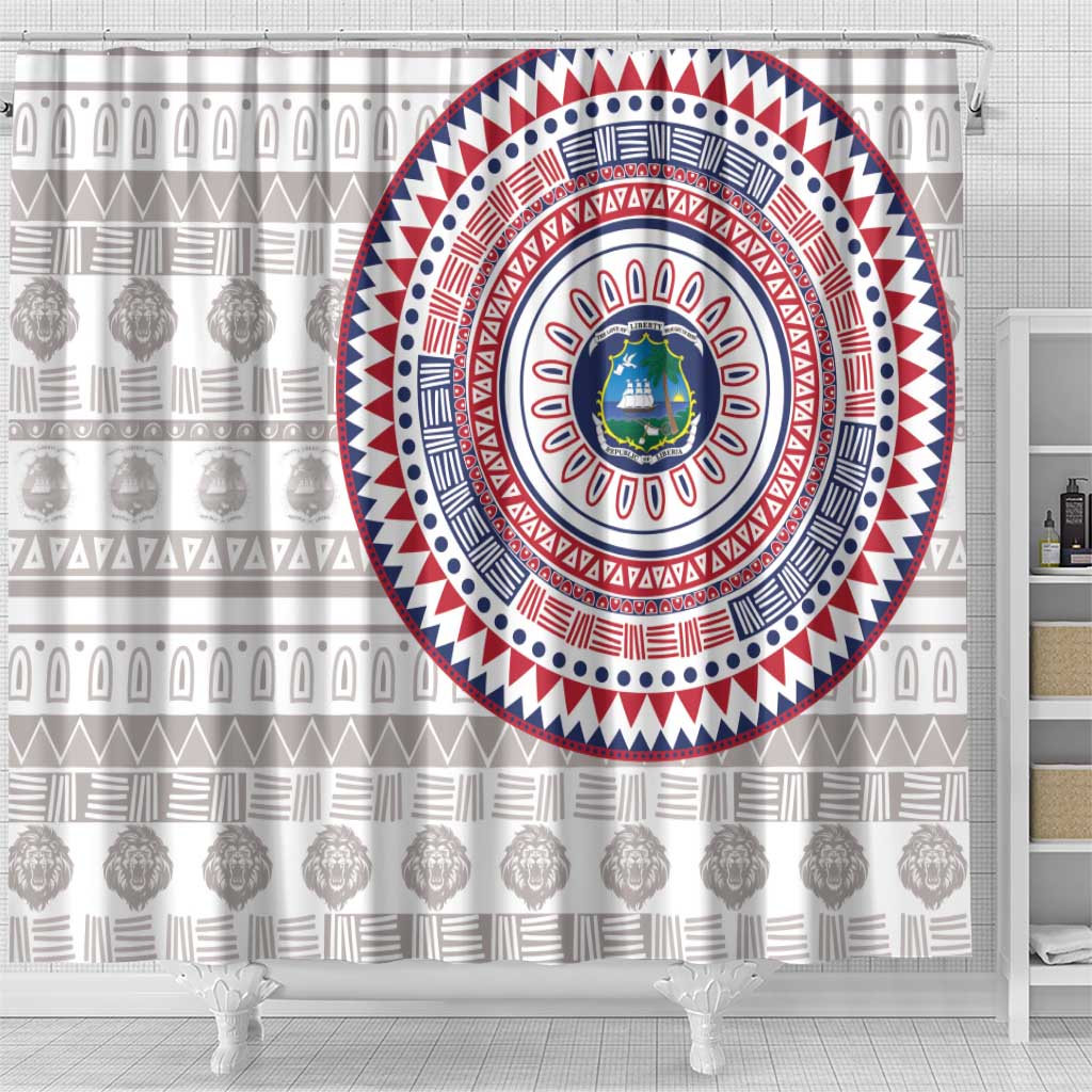 Liberia Shower Curtain African Tribal Pattern