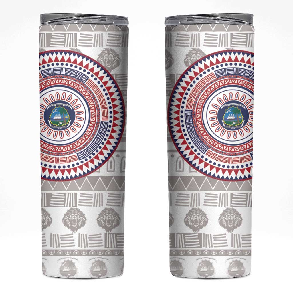 Liberia Skinny Tumbler African Tribal Pattern