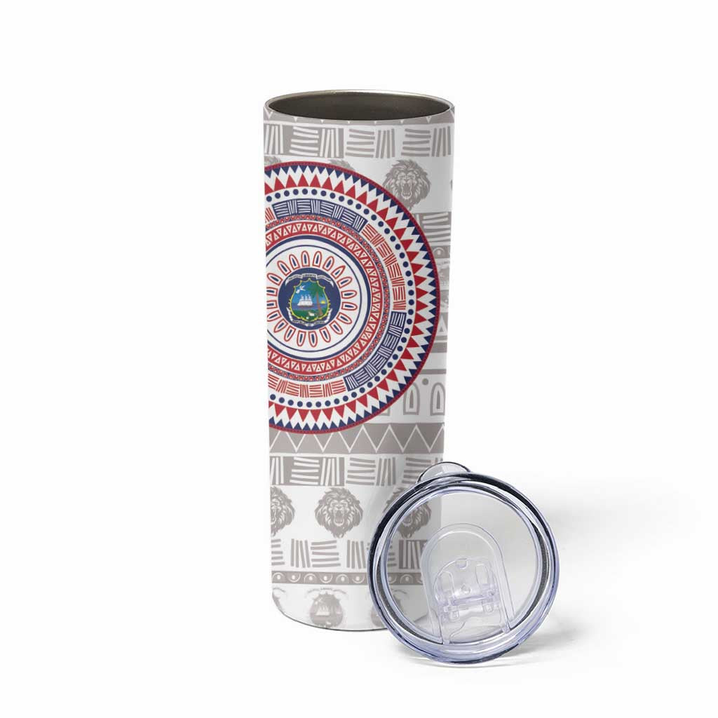 Liberia Skinny Tumbler African Tribal Pattern