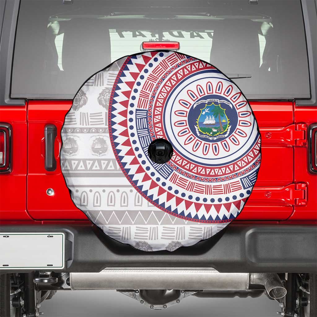 Liberia Spare Tire Cover African Tribal Pattern