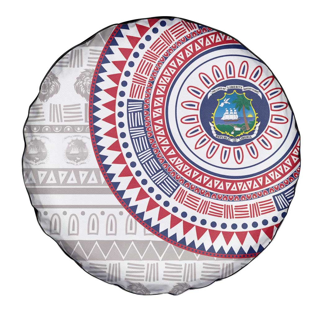 Liberia Spare Tire Cover African Tribal Pattern