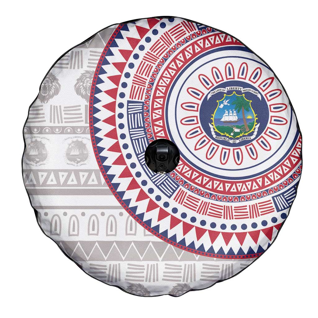 Liberia Spare Tire Cover African Tribal Pattern