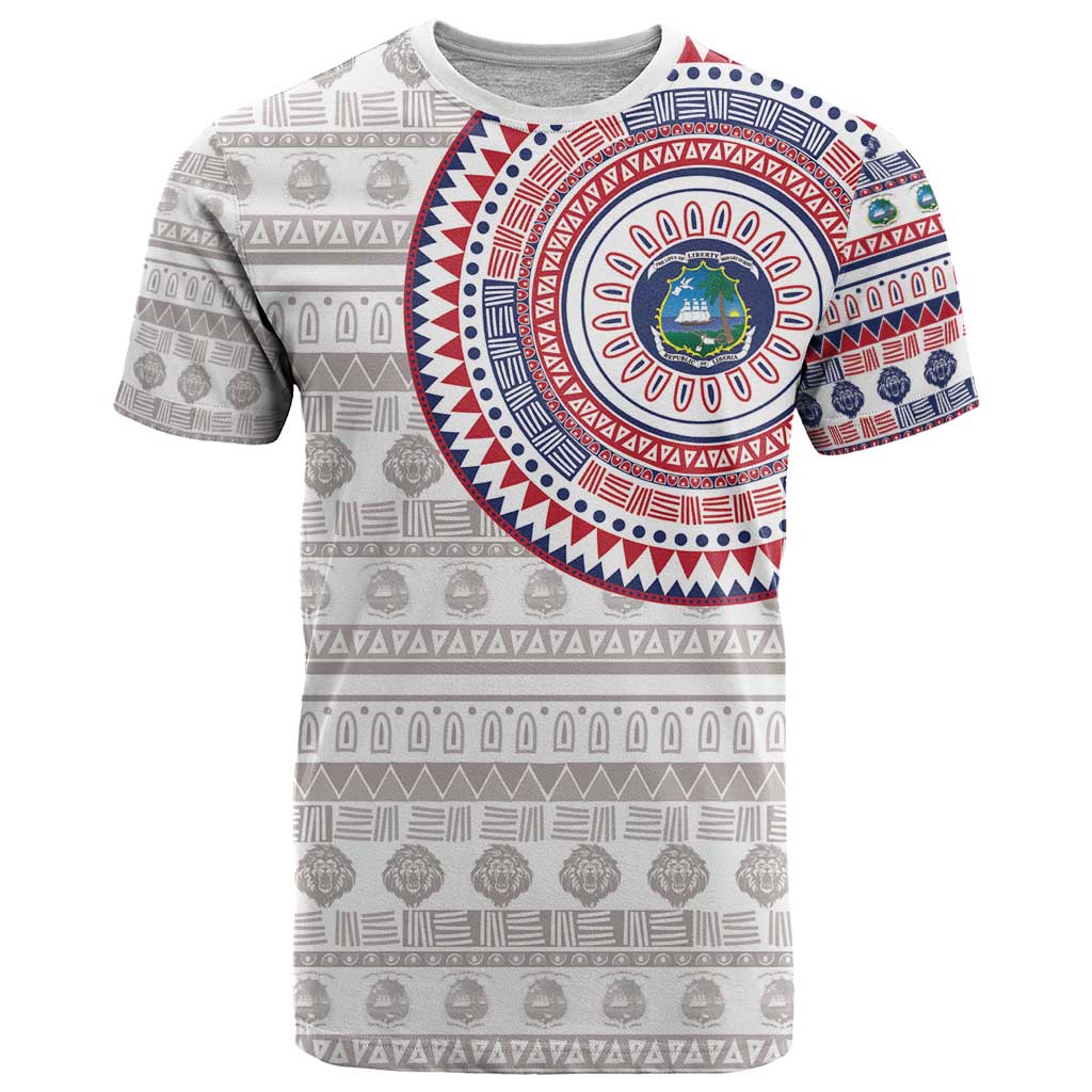 Liberia T Shirt African Tribal Pattern