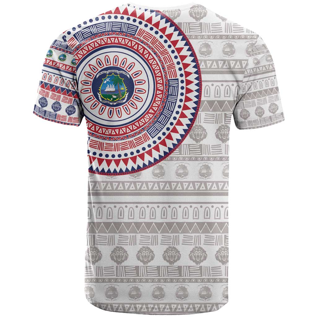Liberia T Shirt African Tribal Pattern