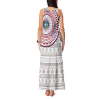 Liberia Tank Maxi Dress African Tribal Pattern