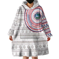 Liberia Wearable Blanket Hoodie African Tribal Pattern