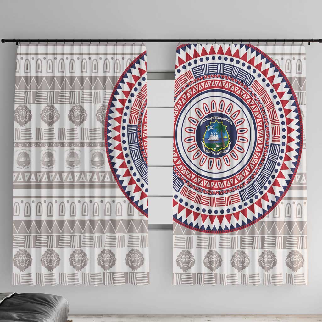 Liberia Window Curtain African Tribal Pattern