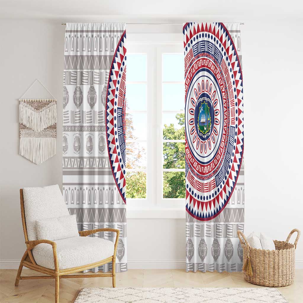 Liberia Window Curtain African Tribal Pattern