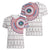 Liberia Women V-Neck T-Shirt African Tribal Pattern