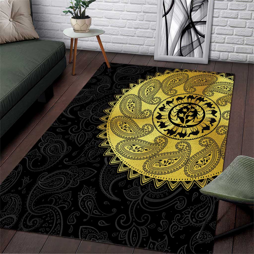 Eritrea Area Rug African Tribal Mix Paisley Pattern