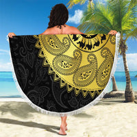 Eritrea Beach Blanket African Tribal Mix Paisley Pattern