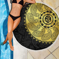 Eritrea Beach Blanket African Tribal Mix Paisley Pattern