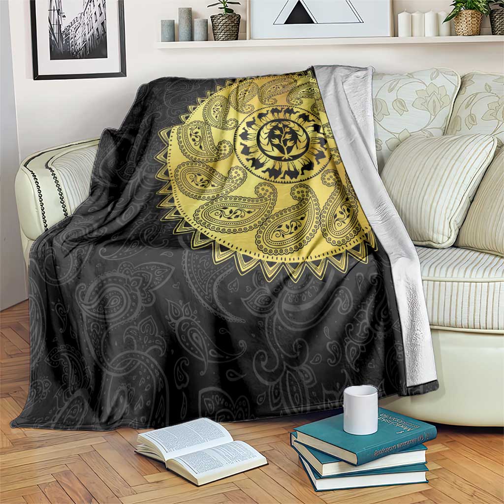 Eritrea Blanket African Tribal Mix Paisley Pattern