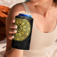 Eritrea 4 in 1 Can Cooler Tumbler African Tribal Mix Paisley Pattern