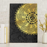 Eritrea Canvas Wall Art African Tribal Mix Paisley Pattern