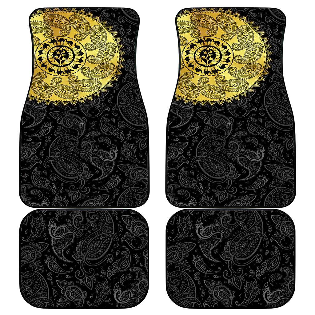 Eritrea Car Mats African Tribal Mix Paisley Pattern