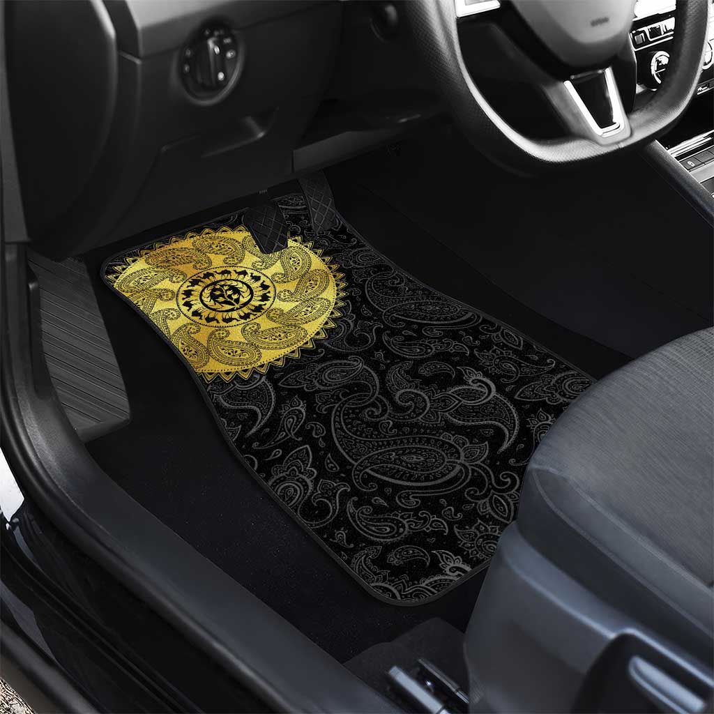 Eritrea Car Mats African Tribal Mix Paisley Pattern