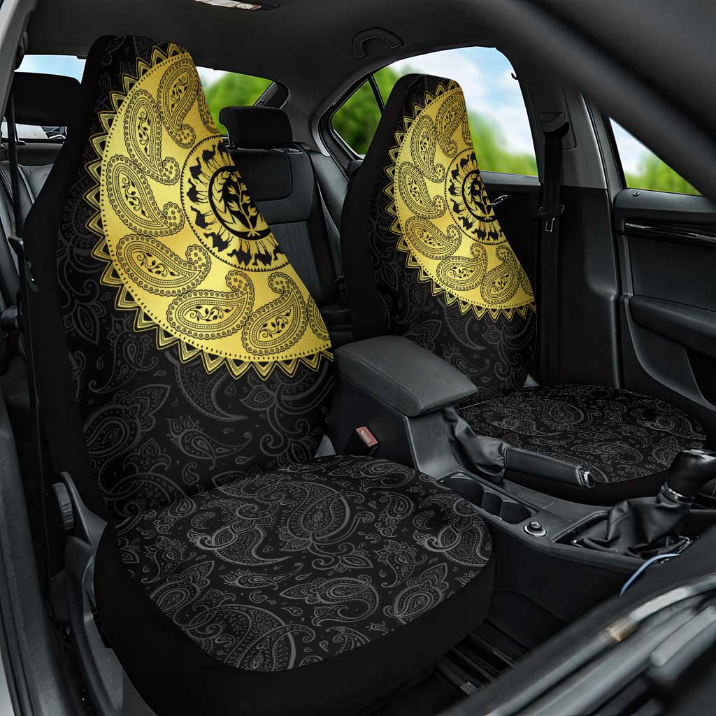 Eritrea Car Seat Cover African Tribal Mix Paisley Pattern