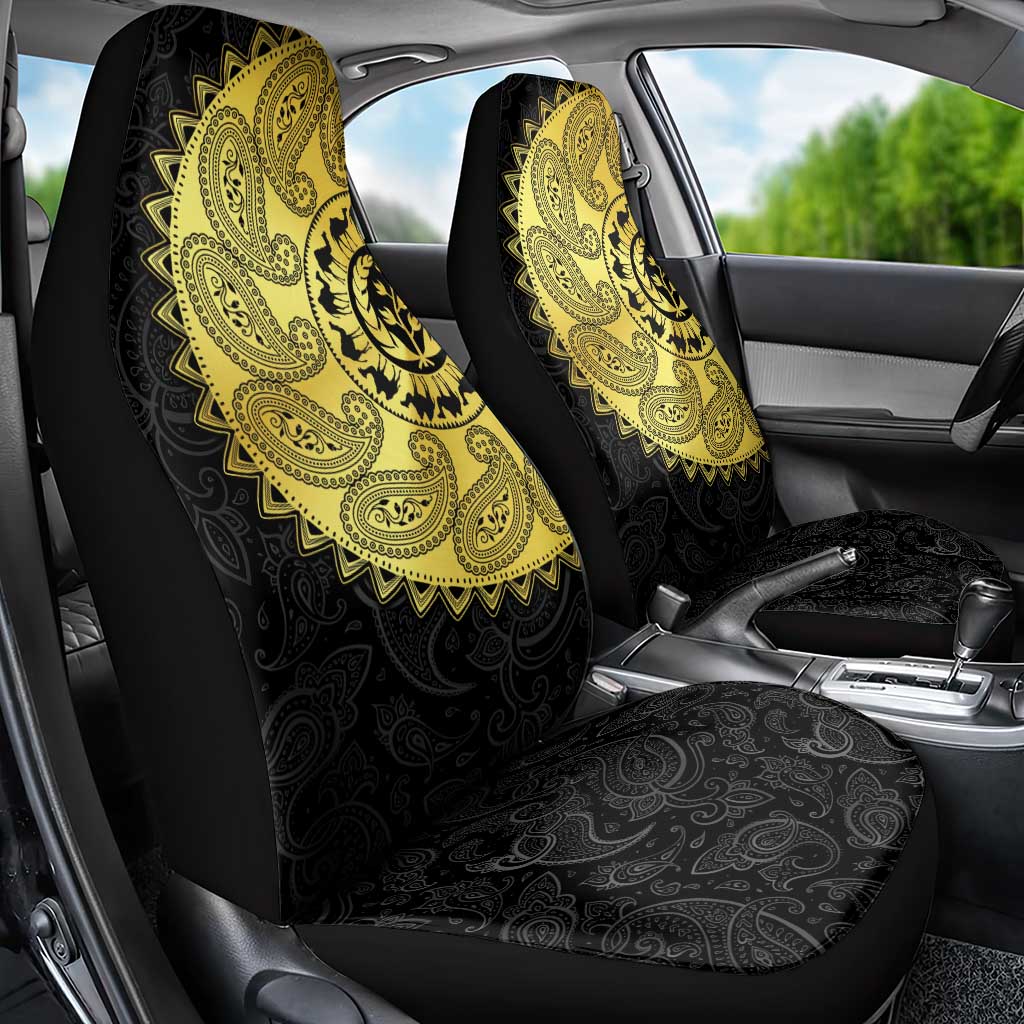 Eritrea Car Seat Cover African Tribal Mix Paisley Pattern