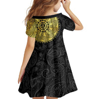 Eritrea Family Matching Mermaid Dress and Hawaiian Shirt African Tribal Mix Paisley Pattern