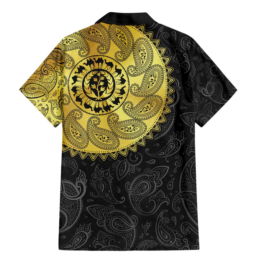 Eritrea Family Matching Mermaid Dress and Hawaiian Shirt African Tribal Mix Paisley Pattern