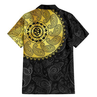 Eritrea Family Matching Mermaid Dress and Hawaiian Shirt African Tribal Mix Paisley Pattern