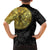 Eritrea Family Matching Off The Shoulder Long Sleeve Dress and Hawaiian Shirt African Tribal Mix Paisley Pattern
