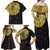Eritrea Family Matching Off Shoulder Maxi Dress and Hawaiian Shirt African Tribal Mix Paisley Pattern