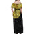 Eritrea Family Matching Off Shoulder Maxi Dress and Hawaiian Shirt African Tribal Mix Paisley Pattern