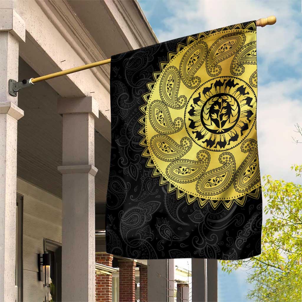 Eritrea Garden Flag African Tribal Mix Paisley Pattern