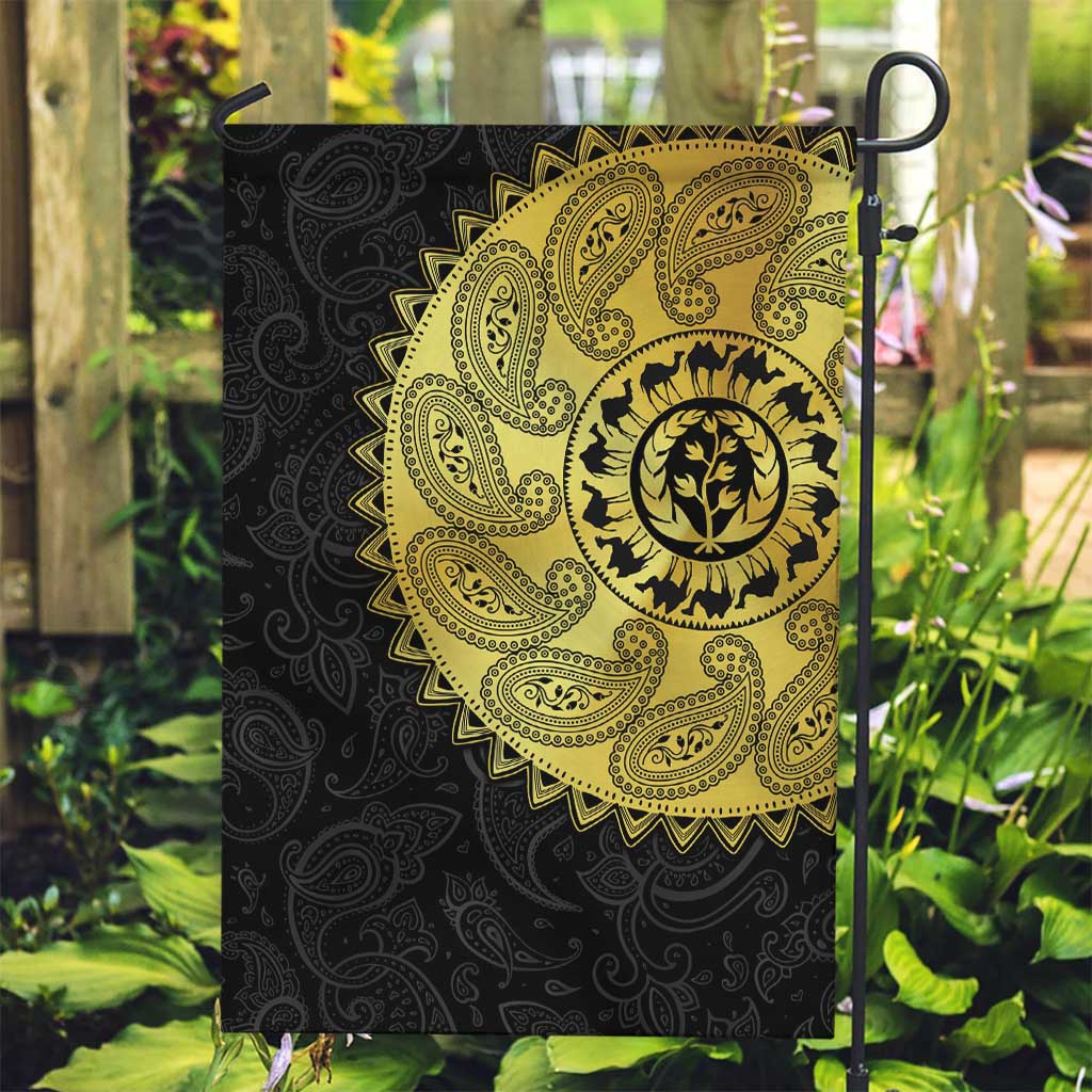 Eritrea Garden Flag African Tribal Mix Paisley Pattern