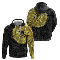 Eritrea Hoodie African Tribal Mix Paisley Pattern