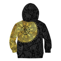 Eritrea Kid Hoodie African Tribal Mix Paisley Pattern