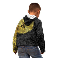 Eritrea Kid Hoodie African Tribal Mix Paisley Pattern