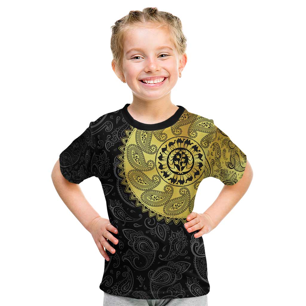 Eritrea Kid T Shirt African Tribal Mix Paisley Pattern